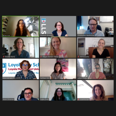 LSJLC Clinical Faculty Zooming Together